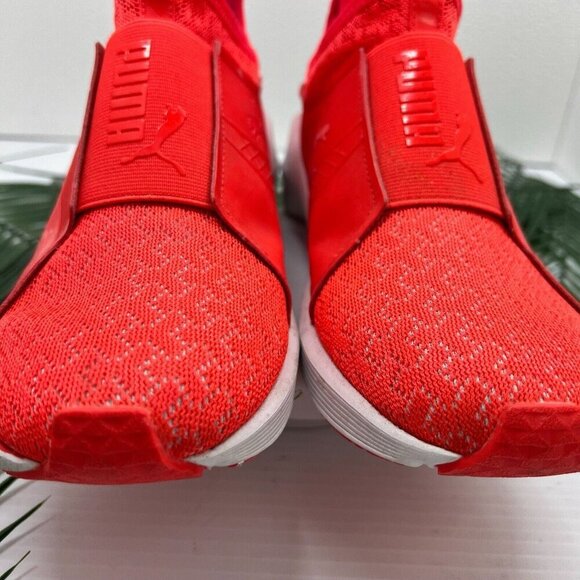 Puma High Risk Red Puma White Fierce Core Training Shoes Women's Size 8.5 - Picture 3 of 10